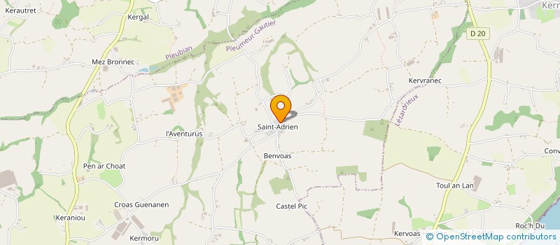 localisation de l'entreprise SCI FLEUR DE LYS  PLEUMEUR-GAUTIER