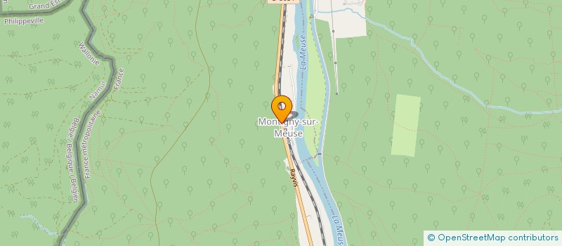 localisation de l'entreprise SCI FLEUR DE LYS  MONTIGNY-SUR-MEUSE