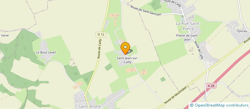 localisation de l'entreprise SCI FLEUR DE LYS  SAINT-ANDRE-SUR-CAILLY