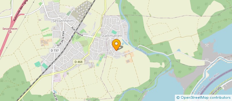 localisation de l'entreprise SCI FLEUR DE PAPILLON  GAMBSHEIM