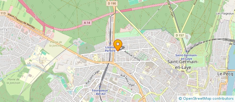 localisation de l'entreprise SCI FLEUR DE SEL  SAINT-GERMAIN-EN-LAYE