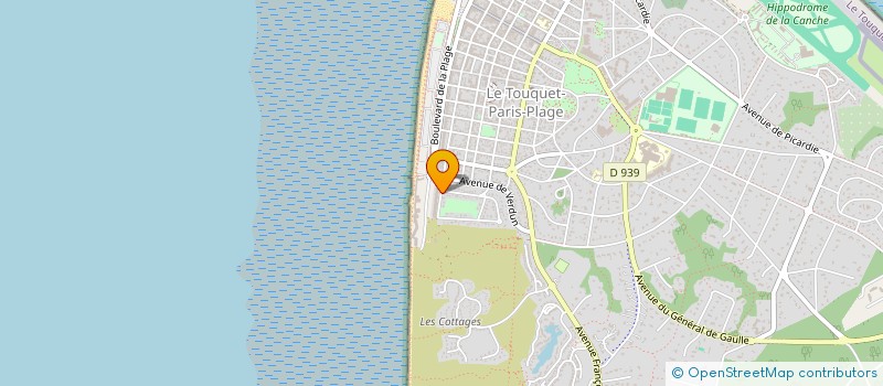 localisation de l'entreprise SCI FLEUR DE SEL à LE TOUQUET-PARIS-PLAGE