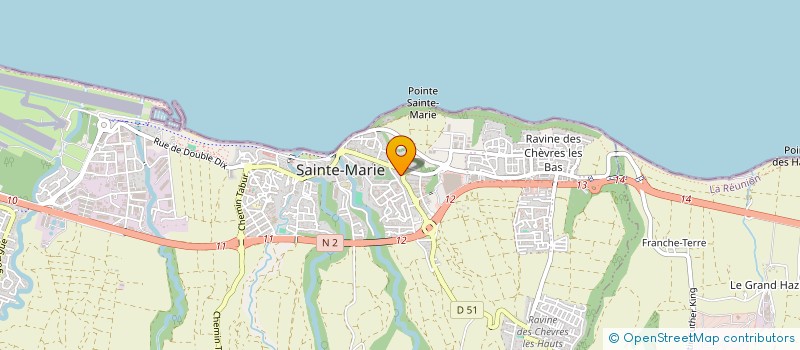 localisation de l'entreprise SCI FLEUR DE VANILLE à SAINTE-MARIE
