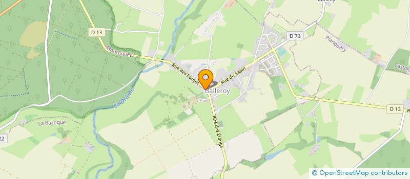 localisation de l'entreprise SCI FLEUR DES CHAMPS  BALLEROY-SUR-DROME