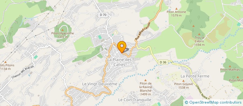 localisation de l'entreprise SCI FLEUR JAUNE à LE TAMPON