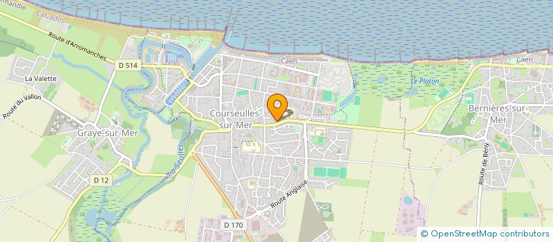 localisation de l'entreprise SCI FLEURALICE à COURSEULLES-SUR-MER