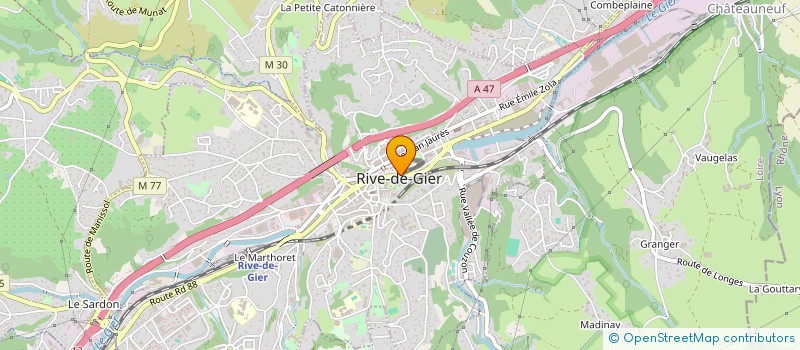 localisation de l'entreprise SCI FLEURDELIX  RIVE-DE-GIER