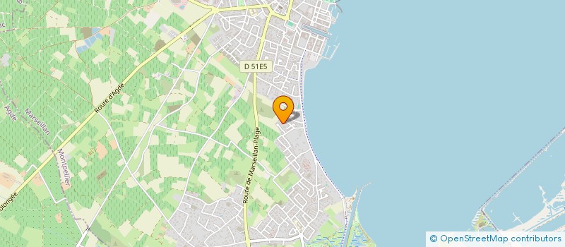 localisation de l'entreprise SCI FLEURENCE à MARSEILLAN