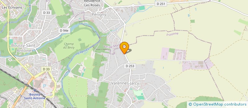 localisation de l'entreprise SCI FLEURENT  VARENNES-JARCY