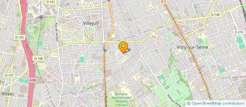 localisation de l'entreprise SCI FLEURI à VILLEJUIF