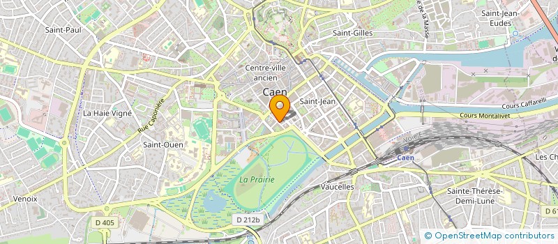 localisation de l'entreprise SCI FLEURIA à CAEN