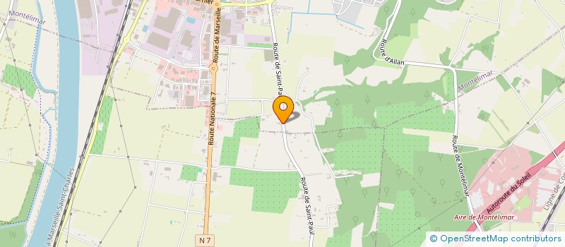 localisation de l'entreprise SCI FLEURIE à MONTELIMAR