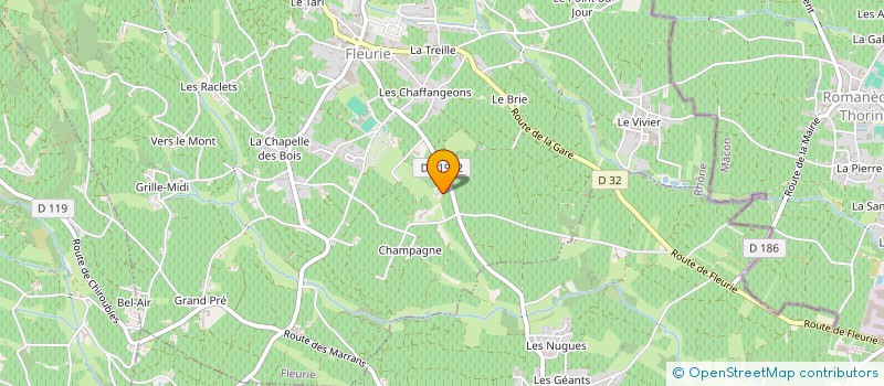 localisation de l'entreprise SCI FLEURIE AJ  FLEURIE