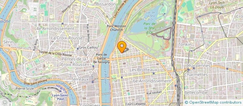 localisation de l'entreprise SCI FLEURIEU  LYON