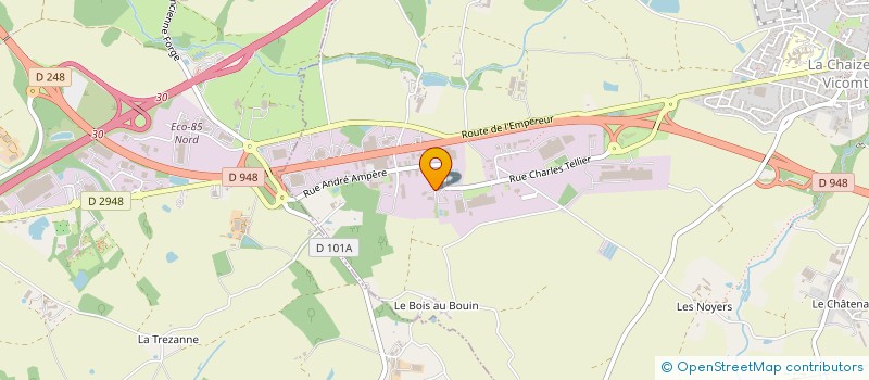 localisation de l'entreprise SCI FLEURISSON  LA CHAIZE-LE-VICOMTE