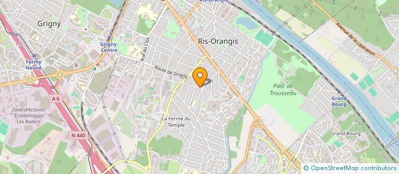 localisation de l'entreprise SCI FLEURS à RIS-ORANGIS