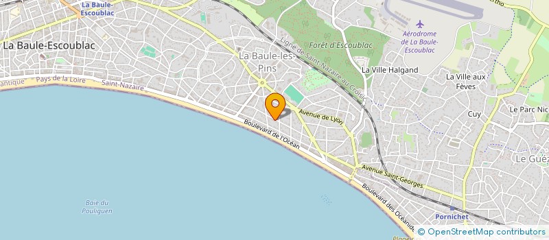 localisation de l'entreprise SCI FLEURS D'HORTENSIAS  LA BAULE-ESCOUBLAC