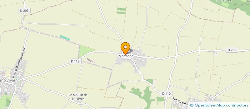 localisation de l'entreprise SCI FLEURS DE PUYRAVAULT  THAIRE