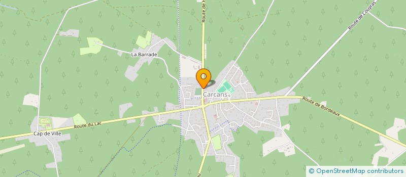 localisation de l'entreprise SCI FLEURS DE SABLE  CARCANS