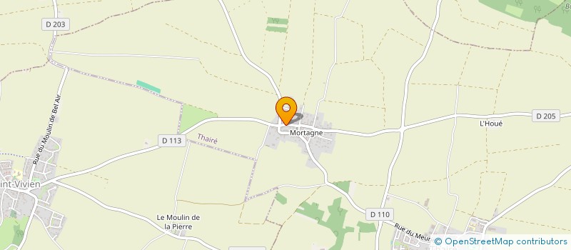 localisation de l'entreprise SCI FLEURS DEBUSSY  THAIRE