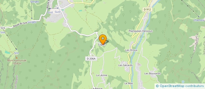 localisation de l'entreprise SCI FLEURS DES ALPES  LES DESERTS