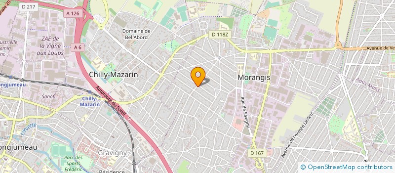 localisation de l'entreprise SCI FLEURS DES ROCHES à MORANGIS