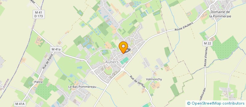 localisation de l'entreprise SCI FLEURS DU LIS à AUBERS