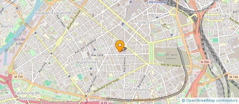 localisation de l'entreprise SCI FLEURUS à LILLE