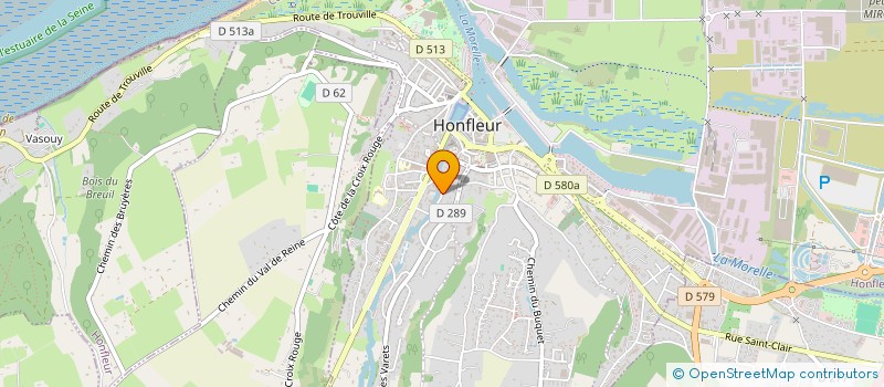 localisation de l'entreprise SCI FLEURY à HONFLEUR