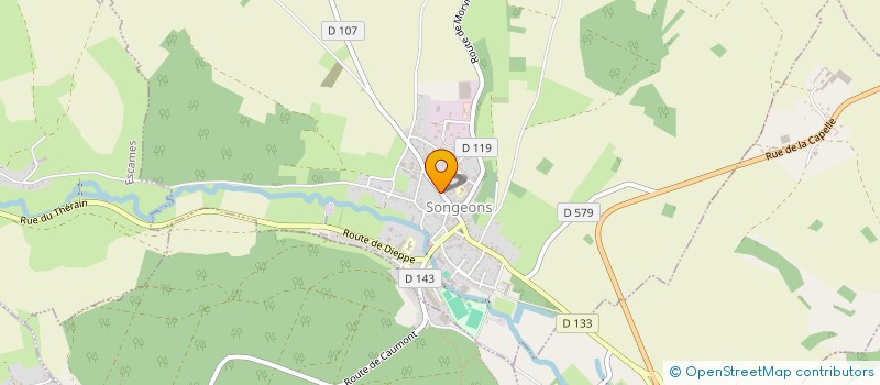 localisation de l'entreprise SCI FLEURY  SONGEONS