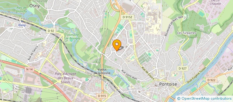 localisation de l'entreprise SCI FLEURY  PONTOISE