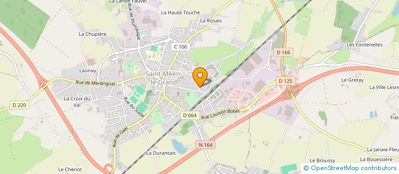 localisation de l'entreprise SCI FLEURY  SAINT-MEEN-LE-GRAND