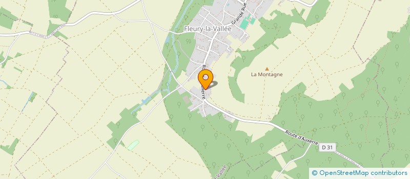 localisation de l'entreprise SCI FLEURY CONTET  FLEURY-LA-VALLEE