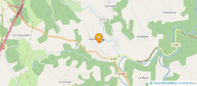 localisation de l'entreprise SCI FLEURY CROZAT  RIMEIZE