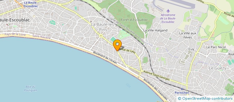 localisation de l'entreprise SCI FLEURY DES RHUYS  LA BAULE-ESCOUBLAC