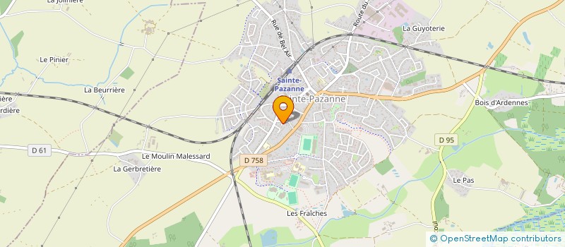 localisation de l'entreprise SCI FLEURY IMMO  SAINTE-PAZANNE