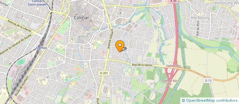 localisation de l'entreprise SCI FLEURY-KNOBEL  COLMAR