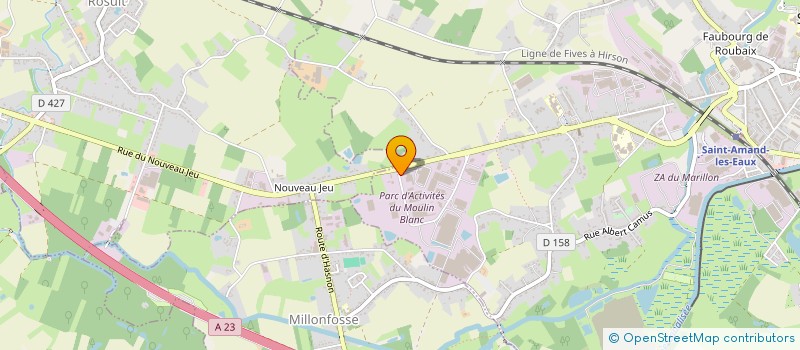 localisation de l'entreprise SCI FLEXIMMO  SAINT-AMAND-LES-EAUX