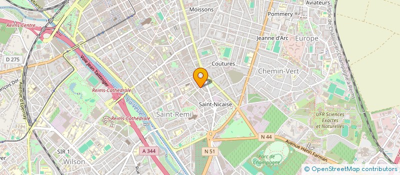 localisation de l'entreprise SCI FLEXION  REIMS