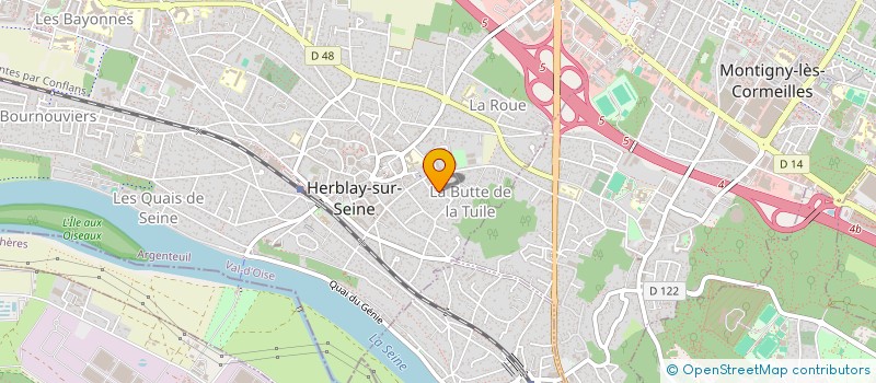 localisation de l'entreprise SCI FLFG  HERBLAY-SUR-SEINE