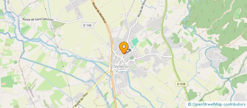 localisation de l'entreprise SCI FLG  VELLERON