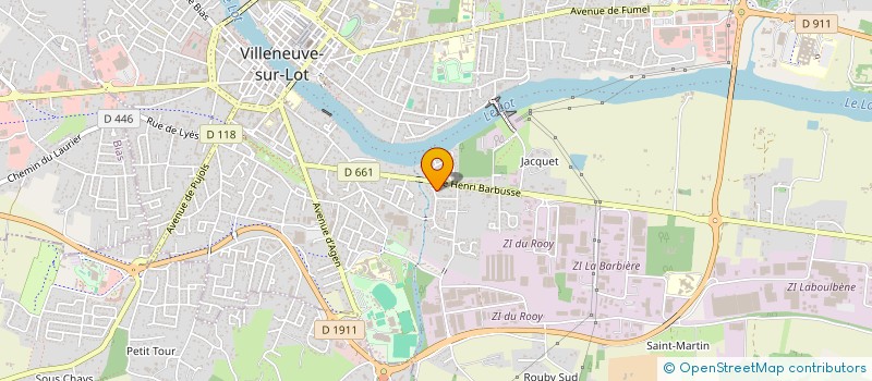 localisation de l'entreprise SCI FLG  VILLENEUVE-SUR-LOT