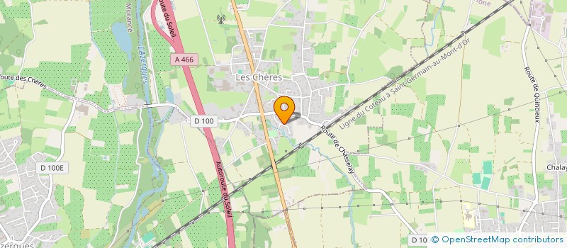 localisation de l'entreprise SCI FLGP FAMILLE  LES CHERES