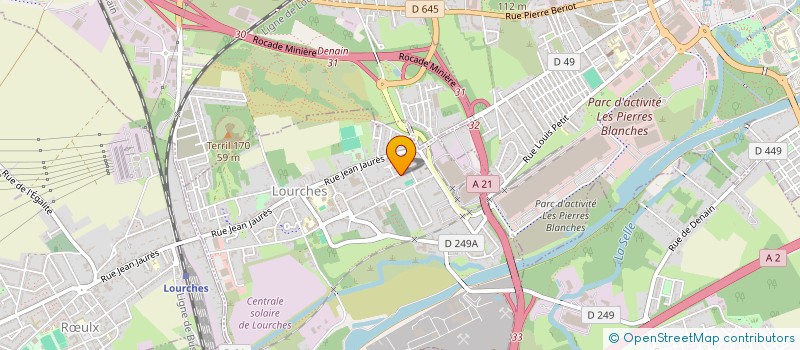 localisation de l'entreprise SCI FLI  LOURCHES