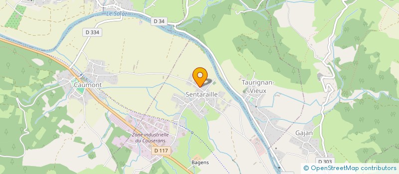 localisation de l'entreprise SCI FLIBUSTERIE à LORP-SENTARAILLE