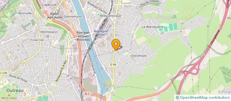 localisation de l'entreprise SCI FLIBUSTIER à SAINT-MARTIN-BOULOGNE