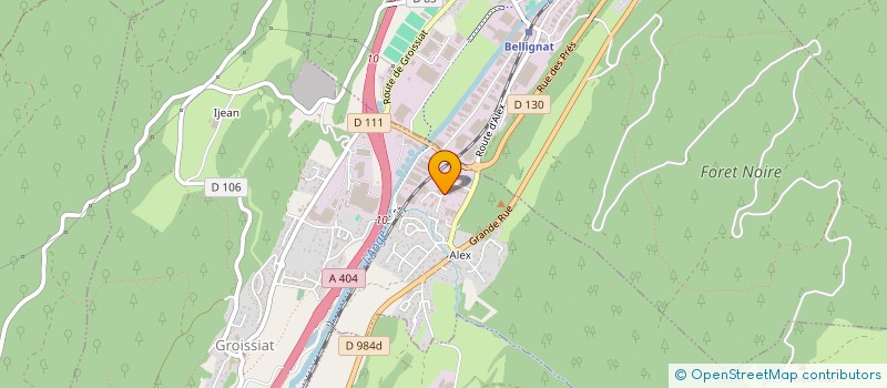 localisation de l'entreprise SCI FLIMO à GROISSIAT
