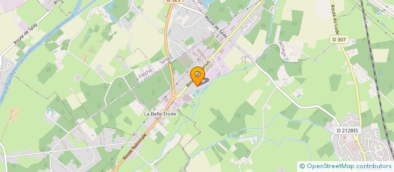 localisation de l'entreprise SCI FLIN  MONCE-EN-BELIN