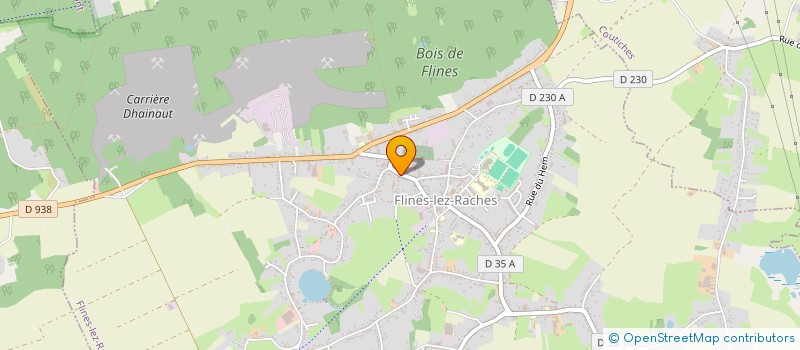 localisation de l'entreprise SCI FLINES MEDICAL  FLINES-LEZ-RACHES