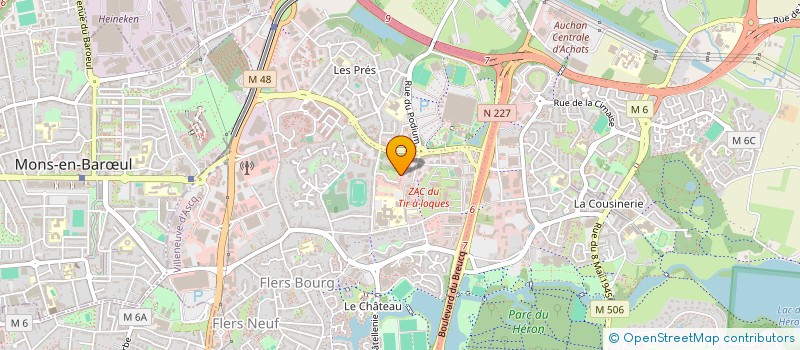 localisation de l'entreprise SCI FLINI23 à VILLENEUVE-D'ASCQ